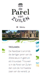 Mobile Screenshot of deparelvanzuilen.nl